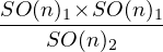 SO-(n)1×SO-(n)1    SO (n)2